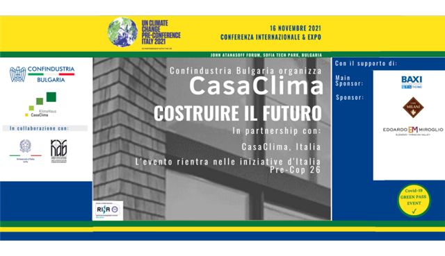 Conferenza internazionale e Expo a Sofia/Bulgaria: 16 novembre