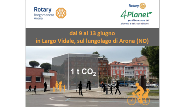 Ad Arona dal 9 al 13 giugno un gigantesco cubo che rappresenta 1 tonnellata di CO2