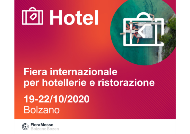 Fiera Hotel a Bolzano dal 19 al 22 ottobre