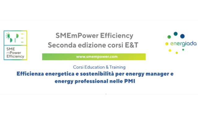 SMEmPower Efficiency   Seconda edizione corsi E&T  dal 14/5 - 2/7