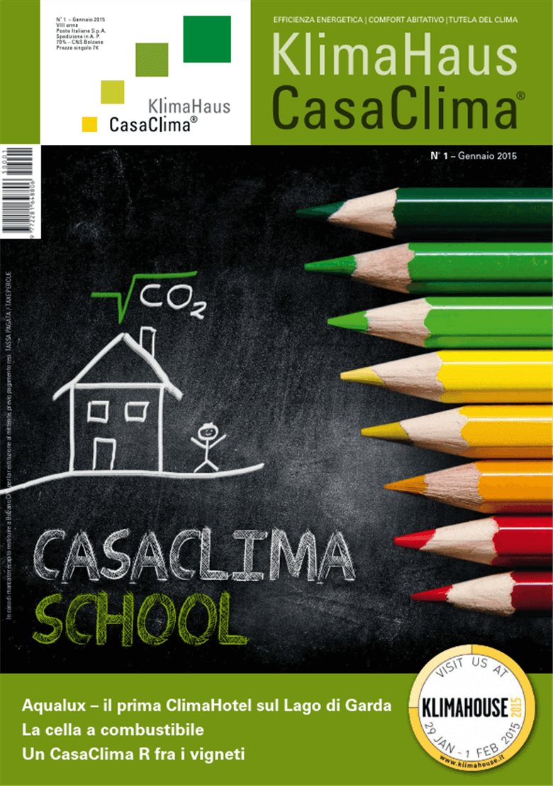 Rivista CasaClima Gennaio 2015                                                                                                                                                                                                                                 