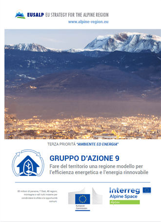 Brochure EUSALP Gruppo d'Azione 9